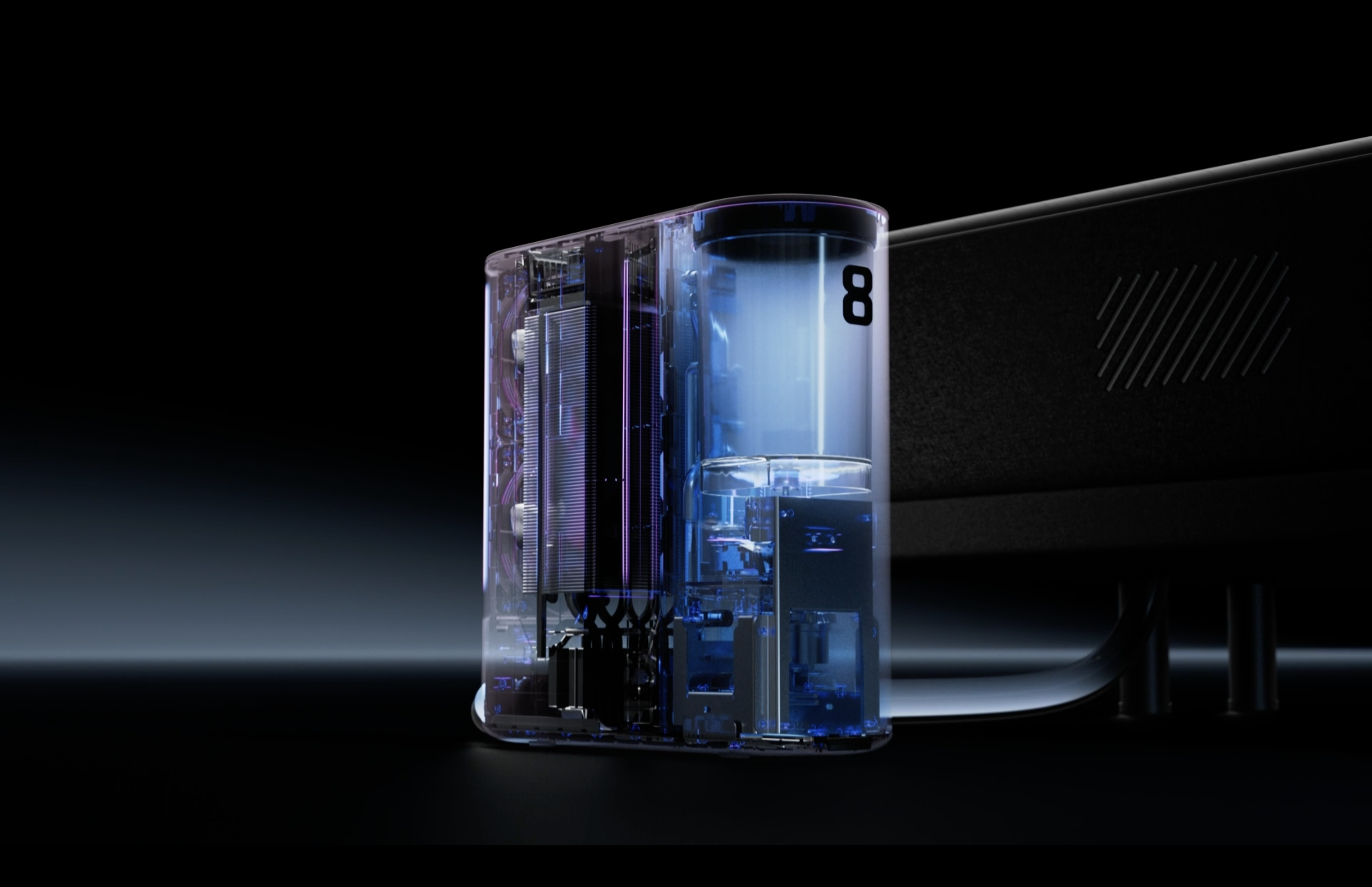 A view of the Pod 5 internal components